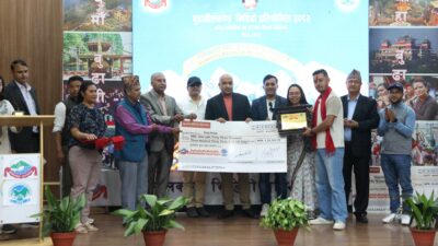 बुढानीलकण्ठ भिडियो प्रतियोगितामा सम्पन्न रञ्जित श्रेष्ठ प्रथम, १ लाख ३३&hellip;