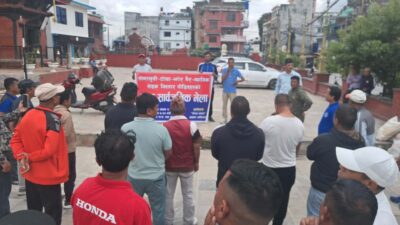 सामाखुसी–टोखा–झोर सडक विस्तार: सम्पदा संरक्षणको माग गर्दै स्थानीयको प्रदर्शन
