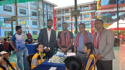 प्रथम हेराल्ड अन्तरविद्यालय टिम चेस च्याम्पियनसिपको पहिलो दिनका खेल सम्पन्न