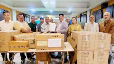 चेम्बर स्वास्थ्य समितिद्वारा औषधि तथा स्वास्थ्य सामग्री हस्तान्तरण